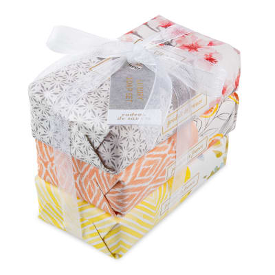 Pack regalo 3 jabones 100g. en barra Mistral, Papier Fantaisie Collection (CB, GF, WI)1
