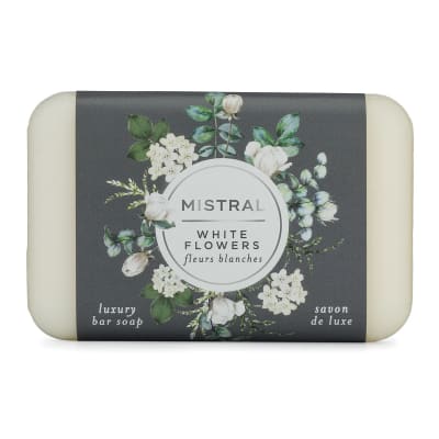 JABON EN BARRA 200G MISTRAL, CLASSIC COLECTION WHITE FLOWERS