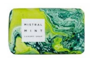 JABON EN BARRA 200G MARBLES MINT1