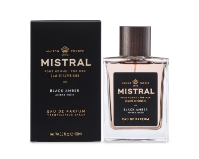 Perfume (Eau de Parfum) Black Ambar 100ml Mistral Men1