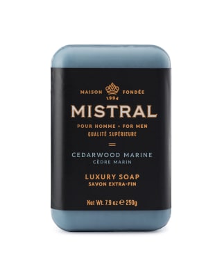 JABON EN BARRA 250g MISTRAL MENS CEDARWOOD MARINE