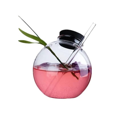 SET DE 2 BALL COCTAIL GLASSES DE 260ML ESFERA CON TAPON