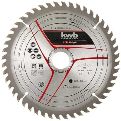 Disco de Corte Einhell Madera 8" x 48D | SBL D 210X30X2.4 T48