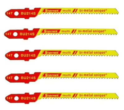 Repuesto Sierra Caladora Starret 2" 14T Madera Metal 5pcs | BU214S