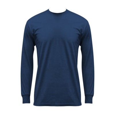 Polera Polo TLA Azul Marino Manga Larga