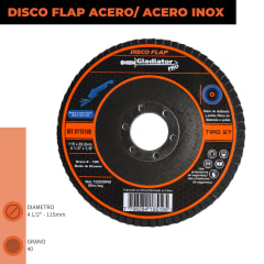 Disco Traslapado Gladiator 4 1/2