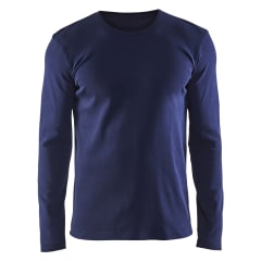 Polera Polo Kumen Azul Marino Manga Larga 0