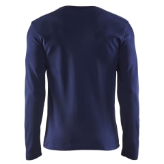 Polera Polo Kumen Azul Marino Manga Larga 2