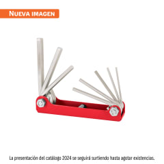 Juego Llave Allen Truper 8 PCS Tipo Navaja Pulgadas | ALL-8P