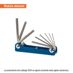 Juego Llave Allen Truper 9Pcs Milimetrico Navaja | ALL-9M