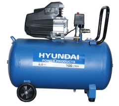 Compresor de Aire Hyundai 100 Litros 2HP