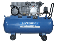 Compresor de Aire Hyundai 100 Litros 3HP 0