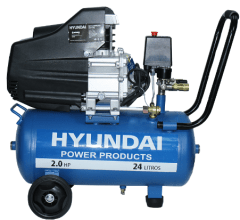 Compresor de Aire Hyundai 24 Litros 2HP