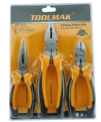 Juego Alicate Toolmak 3 Piezas | TMK19218