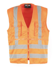 Chaleco Geologo Poplin Naranjo