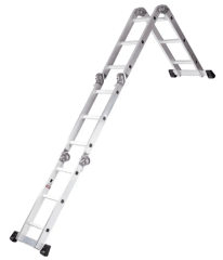 Escalera Articulada Aluminio 3x4 12 Peldaños | AMD0112D 3