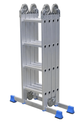 Escalera Articulada Aluminio 4x4 16 Peldaños | AMD0116D 0