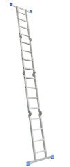 Escalera Articulada Aluminio 4x4 16 Peldaños | AMD0116D 3