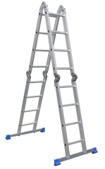 Escalera Articulada Aluminio 4x4 16 Peldaños | AMD0116D 2