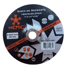 Disco de Desbaste Hemic 7 x 6 | 881060180