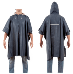 Poncho Impermeable Capa de Agua PVC con Gorro