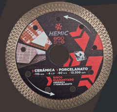 Disco Diamantado Hemic Corte Ceramica 4 1/2