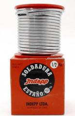 Estaño Indepp Carrete Rojo 50% 1/2Kg