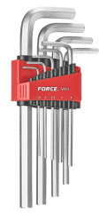 Juego Llave Allen Force 9Pcs Milimetrica Larga | No. 5093L