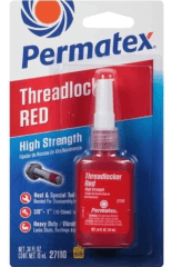Trabapernos Permatex Alta Resistencia Rojo 10mL | 27110