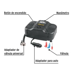 Compresor de Aire Pretul Portatil 12V | COMP-12P 2