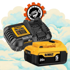 Pack Bateria DeWalt 5.0Ah + Cargador 0