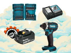 PACK Atornillador Makita 18V + Brocas + 1B3Ah + Cargador | DTD152Z-1
