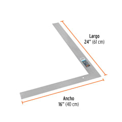 Escuadra Albañil Truper 16