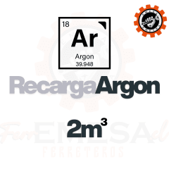 Carga De Gas 2m3 Argon