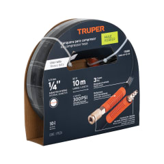 Manguera de Aire Truper 1/4 Hule 10m | MAN-AP-10-1/4