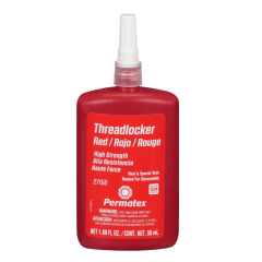 Trabapernos Permatex Alta Resistencia Rojo 50mL | 27150