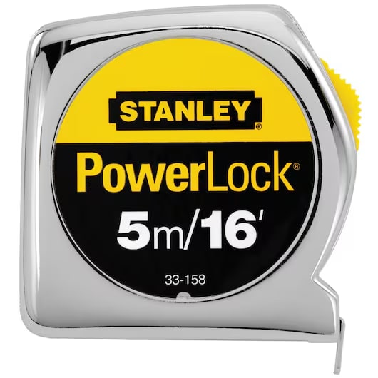 Cinta Metrica Stanley 5 Metros Cromada | 33-1583