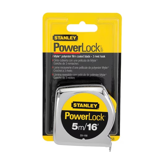 Cinta Metrica Stanley 5 Metros Cromada | 33-1581