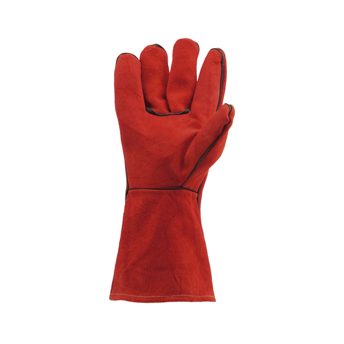 Guante Soldador Rojo3