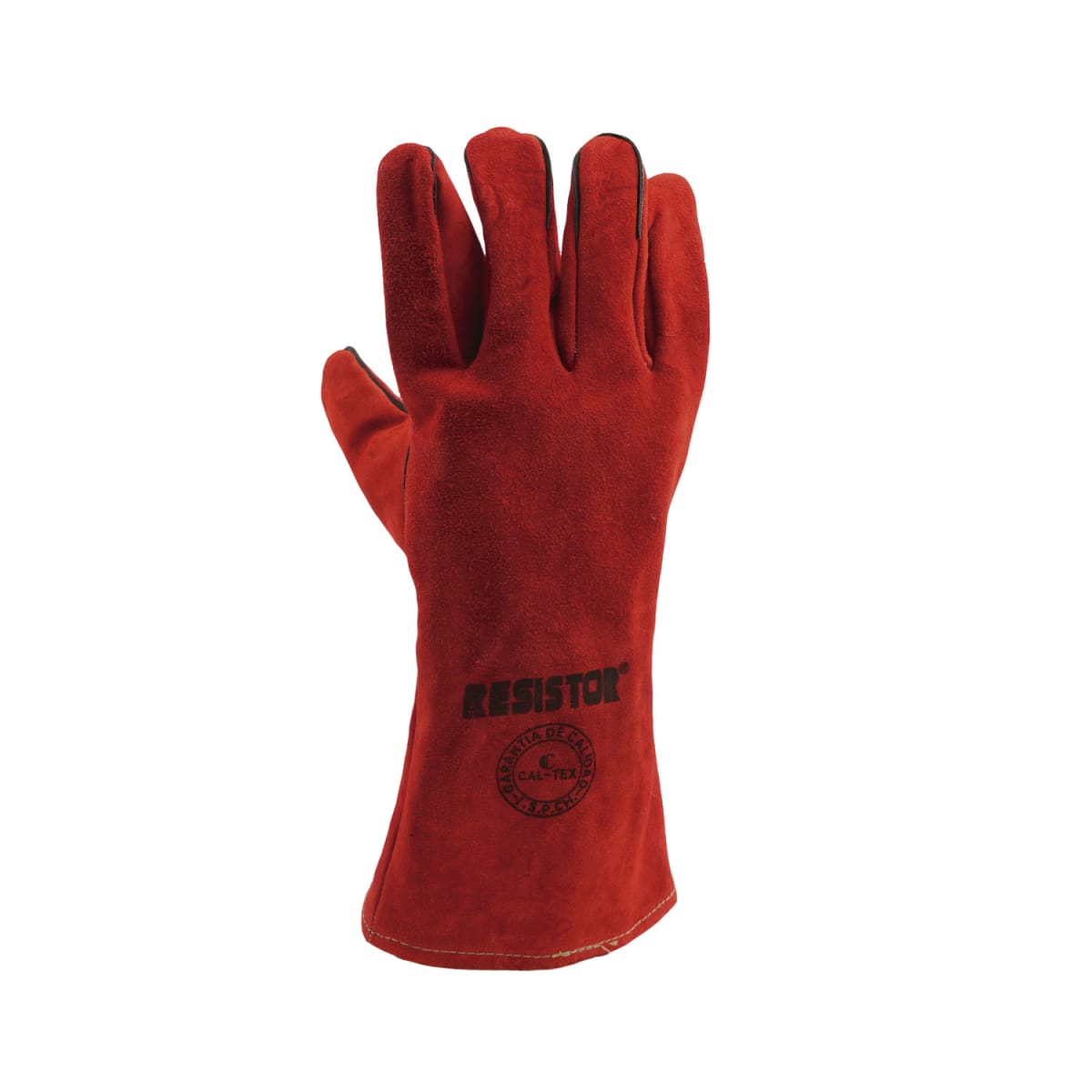 Guante Soldador Rojo2