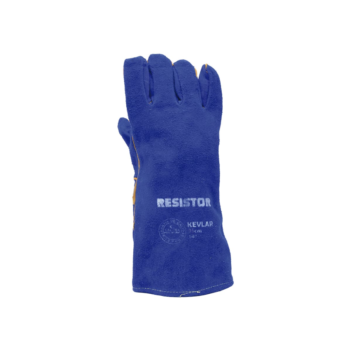 Guante Soldador Azul3