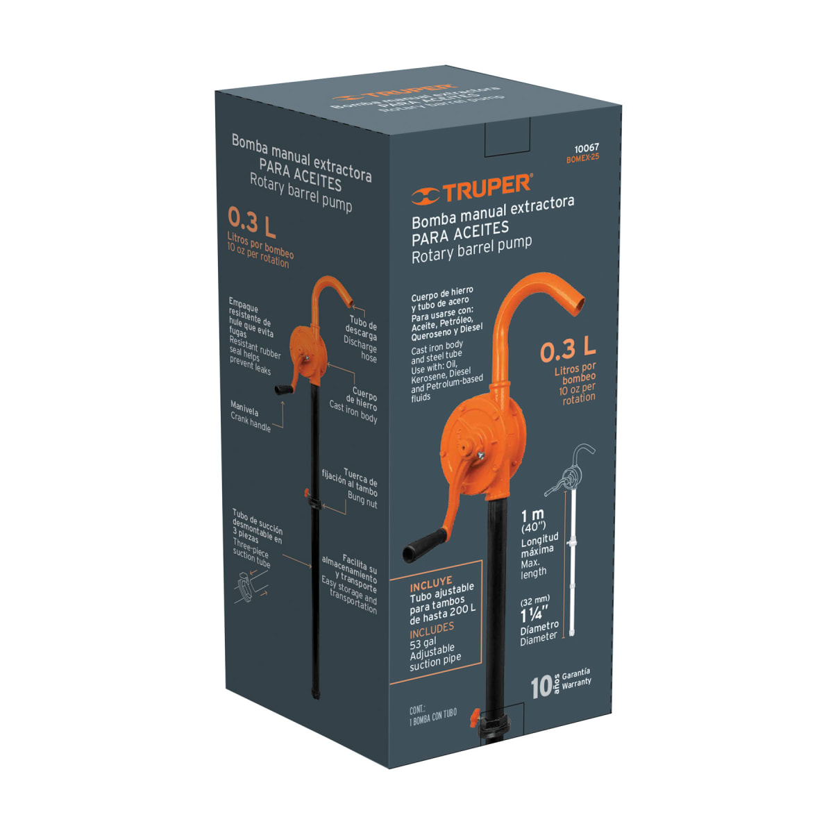 Bomba de Transvasije Truper | BOMEX-254