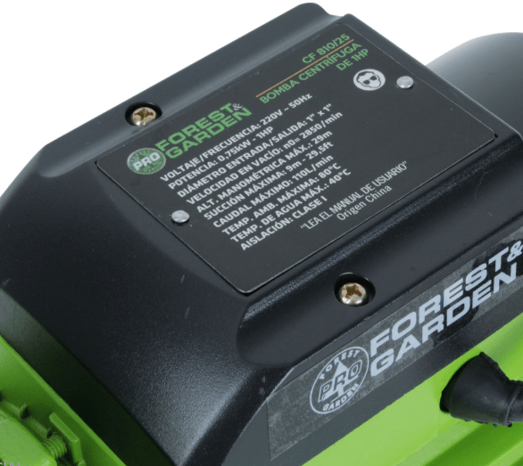 Bomba de Agua Forest&Garden Centrifuga 1HP 1