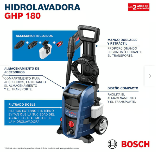 Hidrolavadora Bosch 1500w 235Bar4