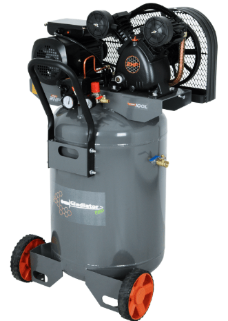 Compresor de Aire Gladiator 100L 2HP Vertical1