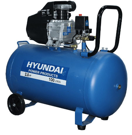 Compresor de Aire Hyundai 100 Litros 2HP | 82HYXY100D2
