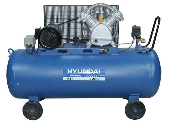 Compresor de Aire Hyundai 300 Litros 5.5HP Trifasico1