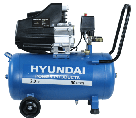 Compresor de Aire Hyundai 50 Litros 2HP1