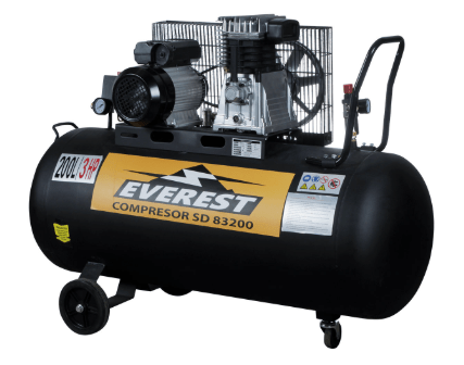 Compresor de Aire Everest 200 Litros 3HP1