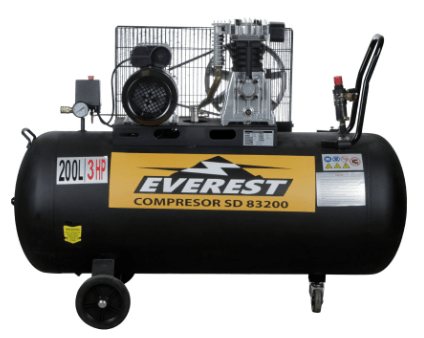 Compresor de Aire Everest 200 Litros 3HP | LH2065/8B2